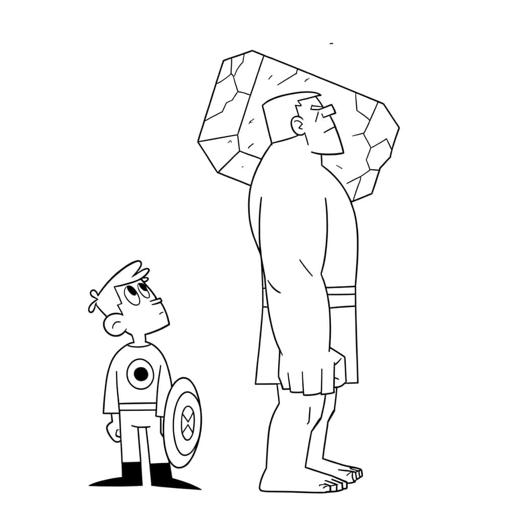 Coloriage Astérix et Obélix à imprimer et colorier