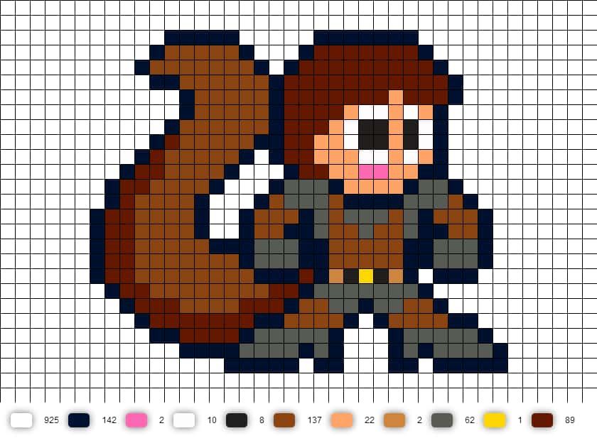 Coloriage Héros Marvel Agile à imprimer et colorier