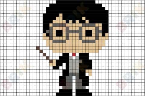 Coloriage Harry Potter à imprimer et colorier