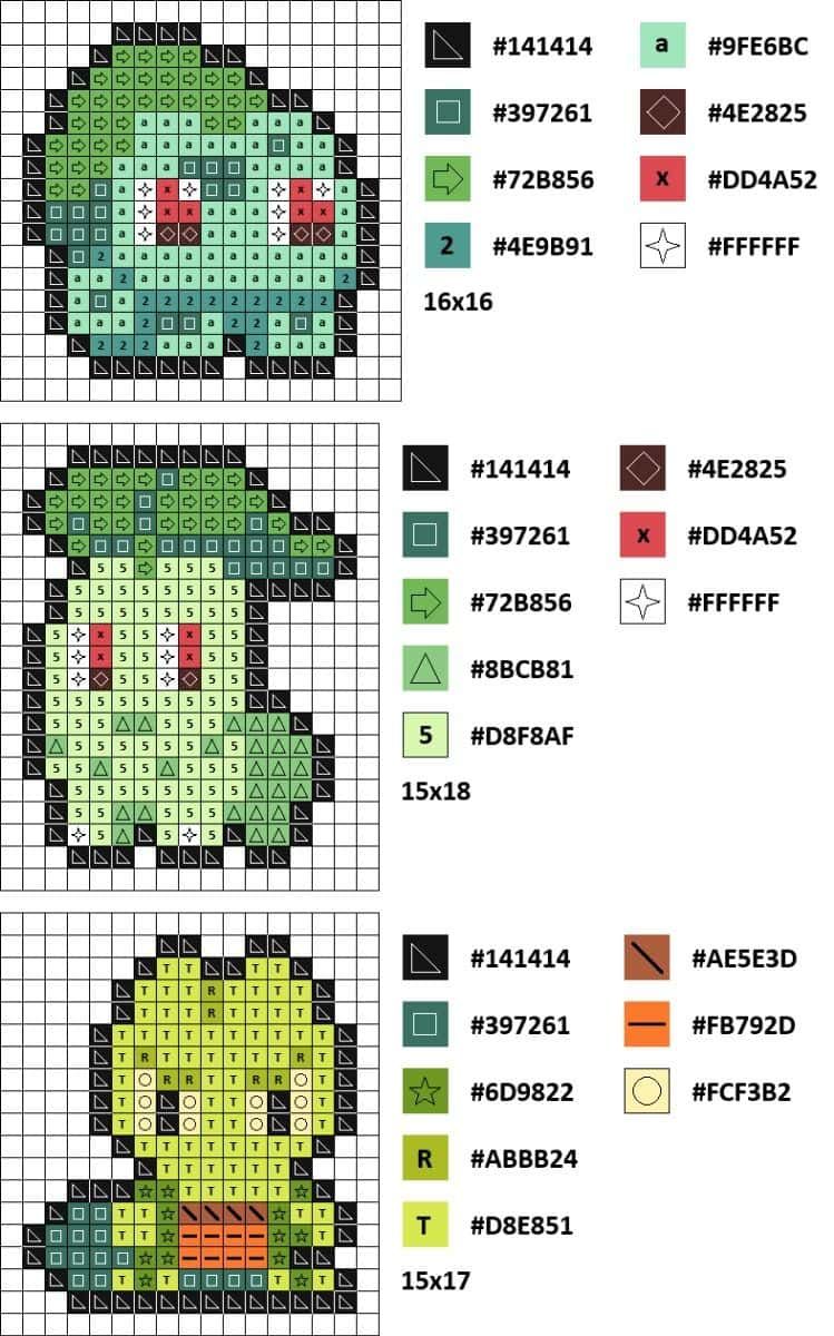 Coloriage Pokémon Vert à imprimer et colorier