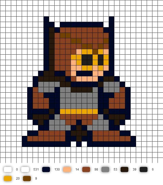 Coloriage Super-héros costumé à imprimer et colorier