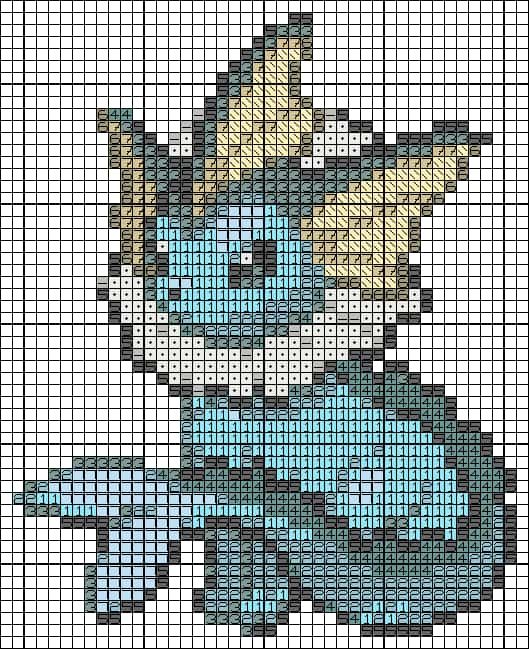 Coloriage Pokemon Sprite à imprimer et colorier