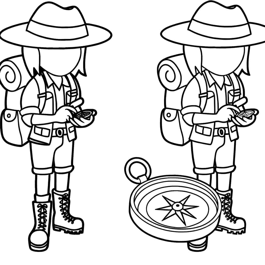 Coloriage Aventurier à colorier à imprimer et colorier