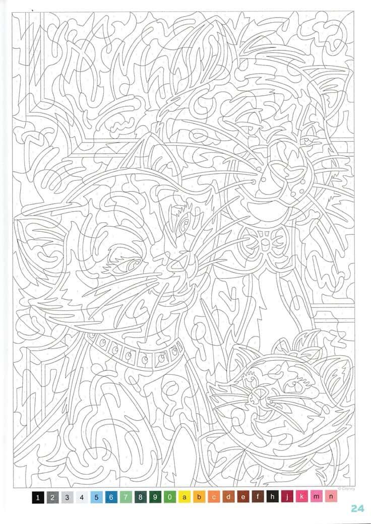 Coloriage Magique Numéros Couleurs à imprimer et colorier