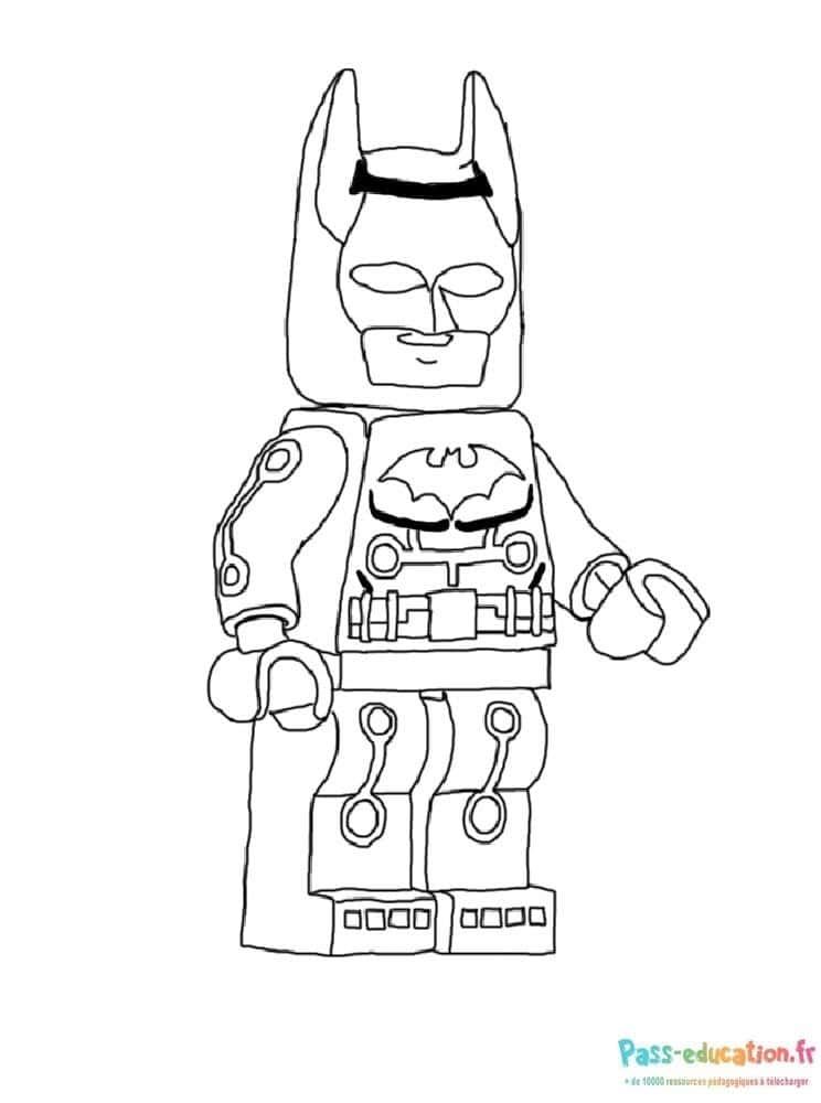 Coloriage Batman Lego à imprimer et colorier