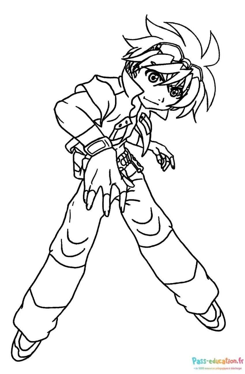 Coloriage Héros Bakugan à imprimer et colorier