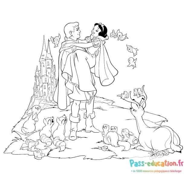 Coloriage Bal danse forêt à imprimer et colorier