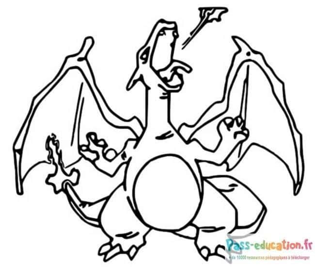 Coloriage Dragon à colorier à imprimer et colorier
