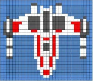 Coloriage Vaisseau Star Wars à imprimer et colorier