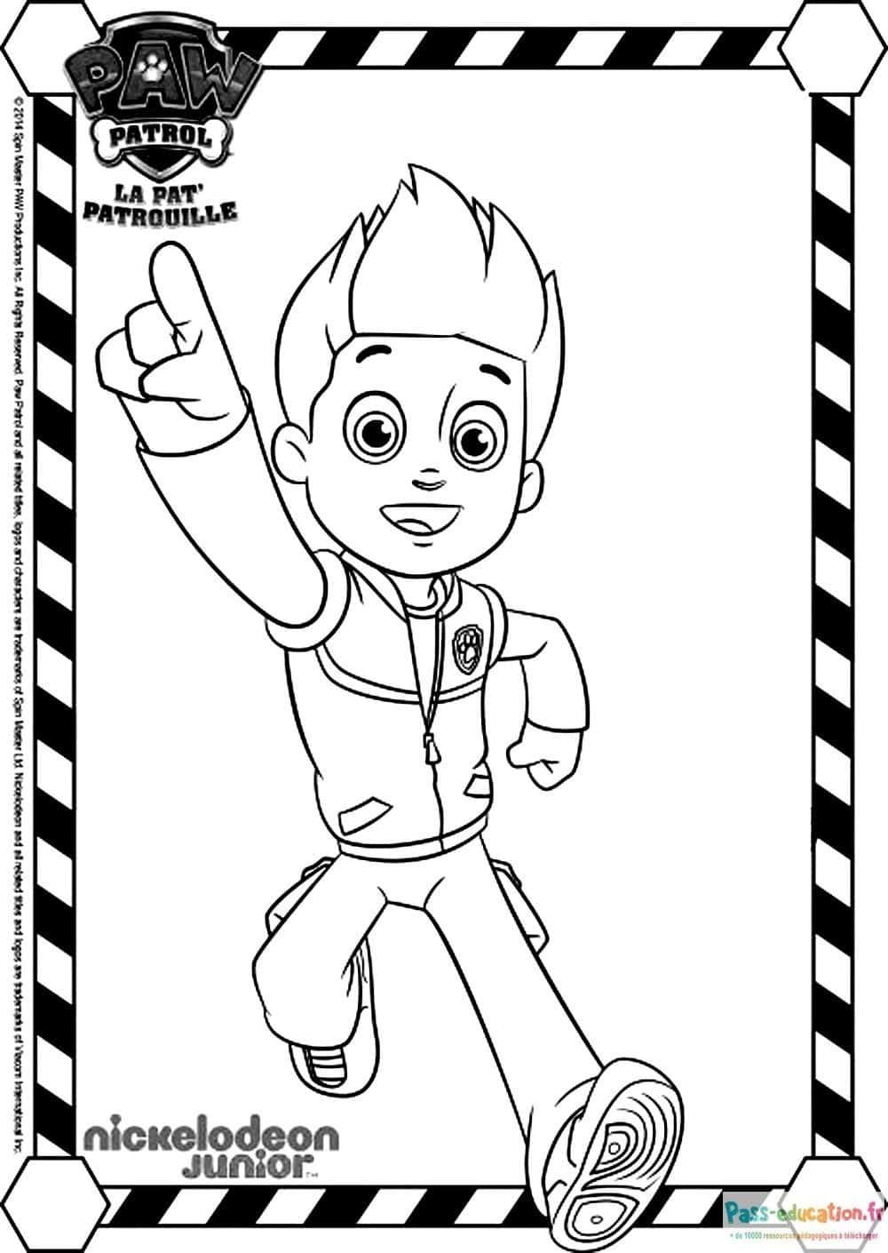 Coloriage La Pat' Patrouille à imprimer et colorier