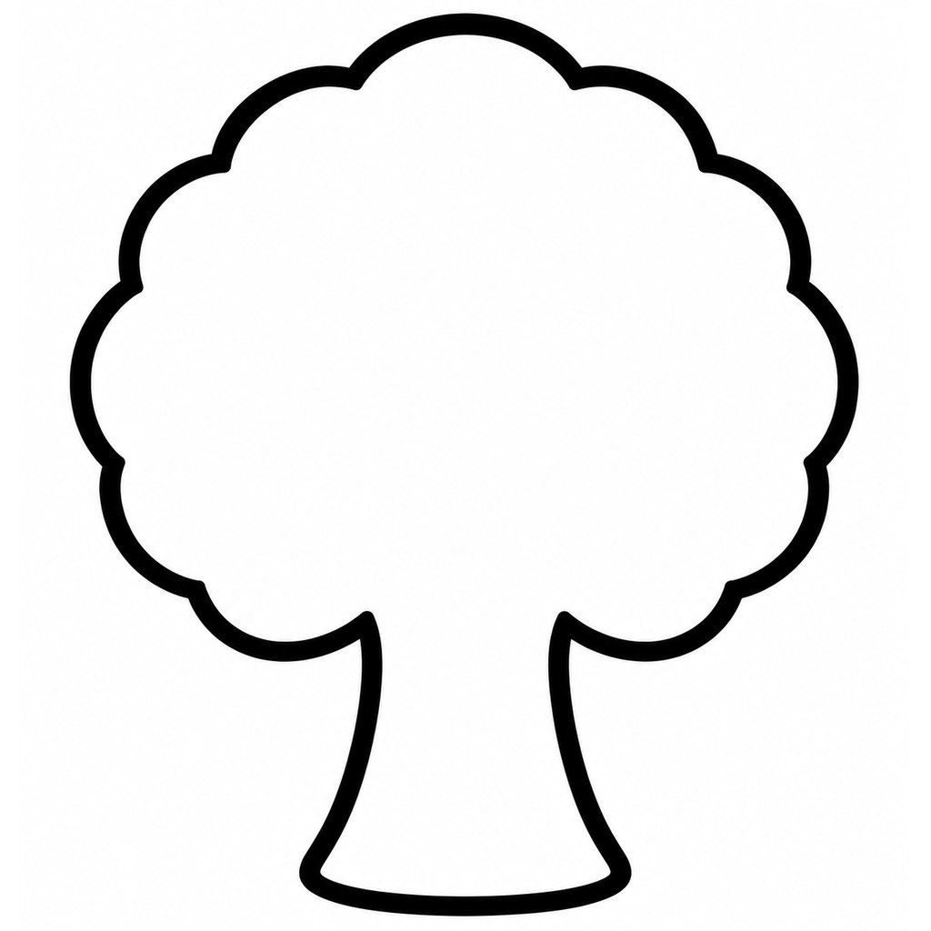Coloriage Arbre à imprimer et colorier