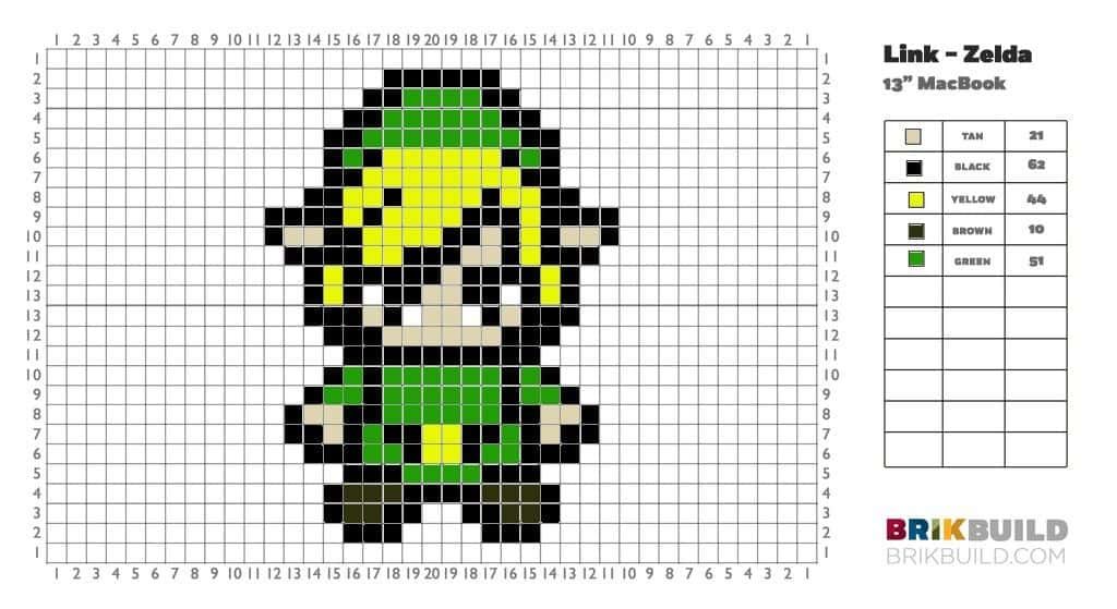 Coloriage Link Zelda à imprimer et colorier