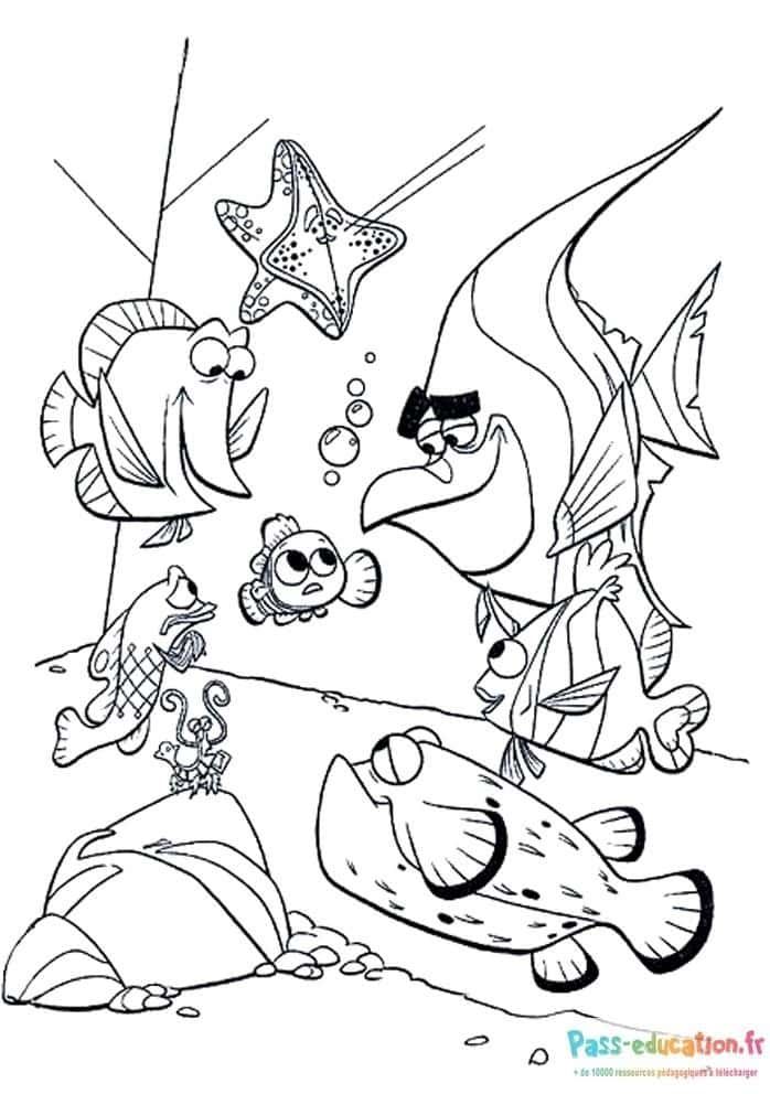 Coloriage Sous l'océan à imprimer et colorier