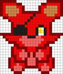 Coloriage Foxy FNAF à imprimer et colorier