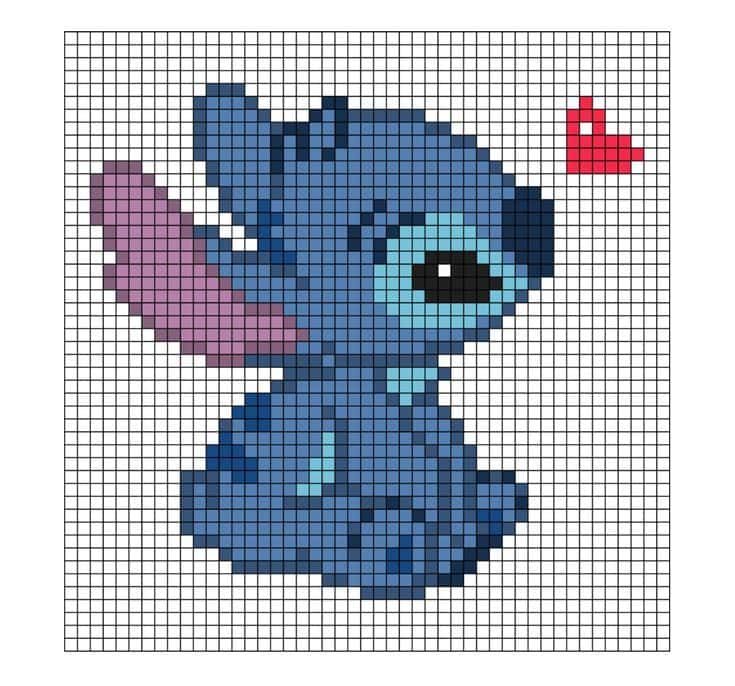 Coloriage Stitch mignon à imprimer et colorier