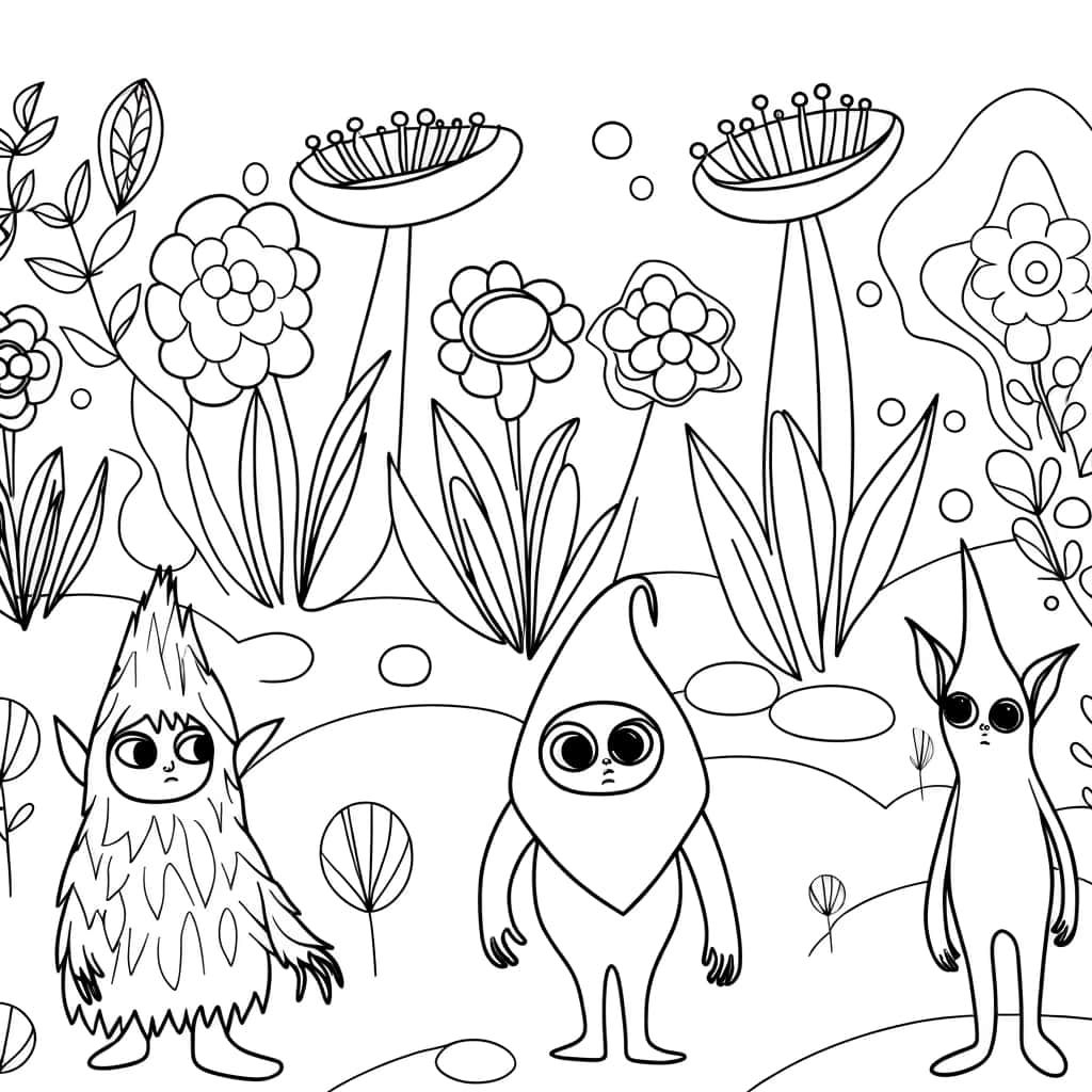 Coloriage Minimoys aventuriers à imprimer et colorier