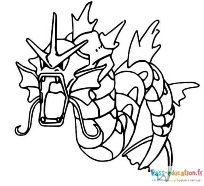 Coloriage Dragon légendaire à imprimer et colorier