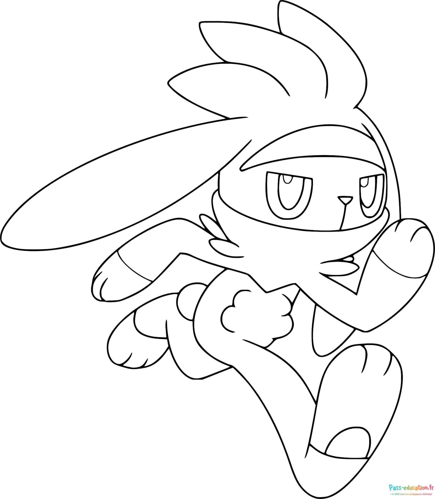 Coloriage Pokemon rapide à imprimer et colorier