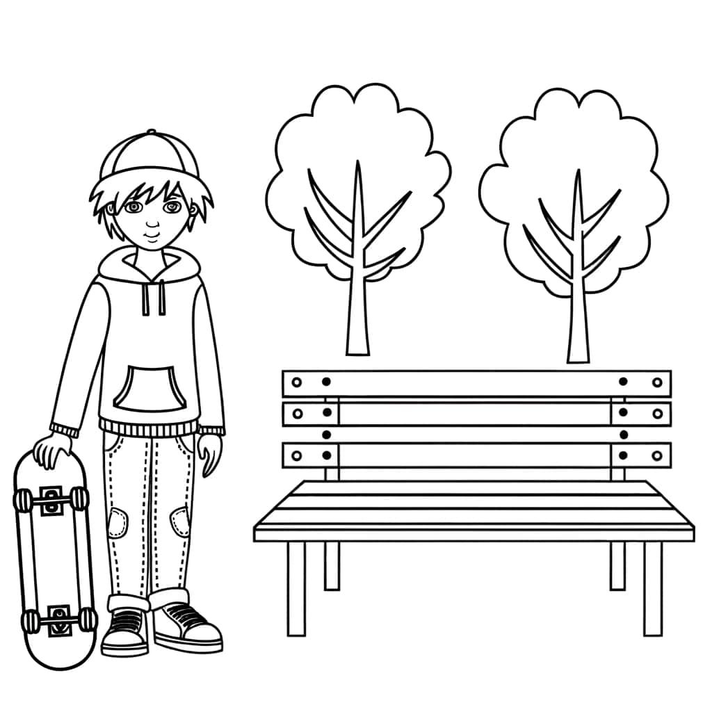 Coloriage Ado à colorier à imprimer et colorier