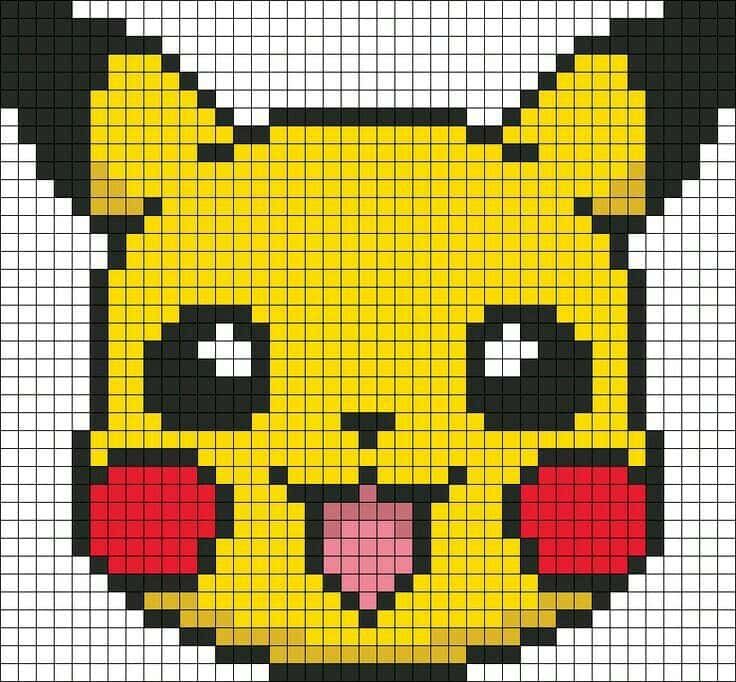 Coloriage Pikachu Kawaii à imprimer et colorier