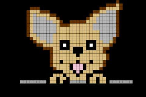 Coloriage Chiot mignon à imprimer et colorier