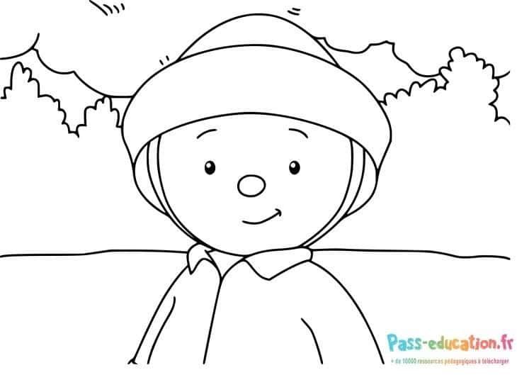 Coloriage T'choupi au parc à imprimer et colorier