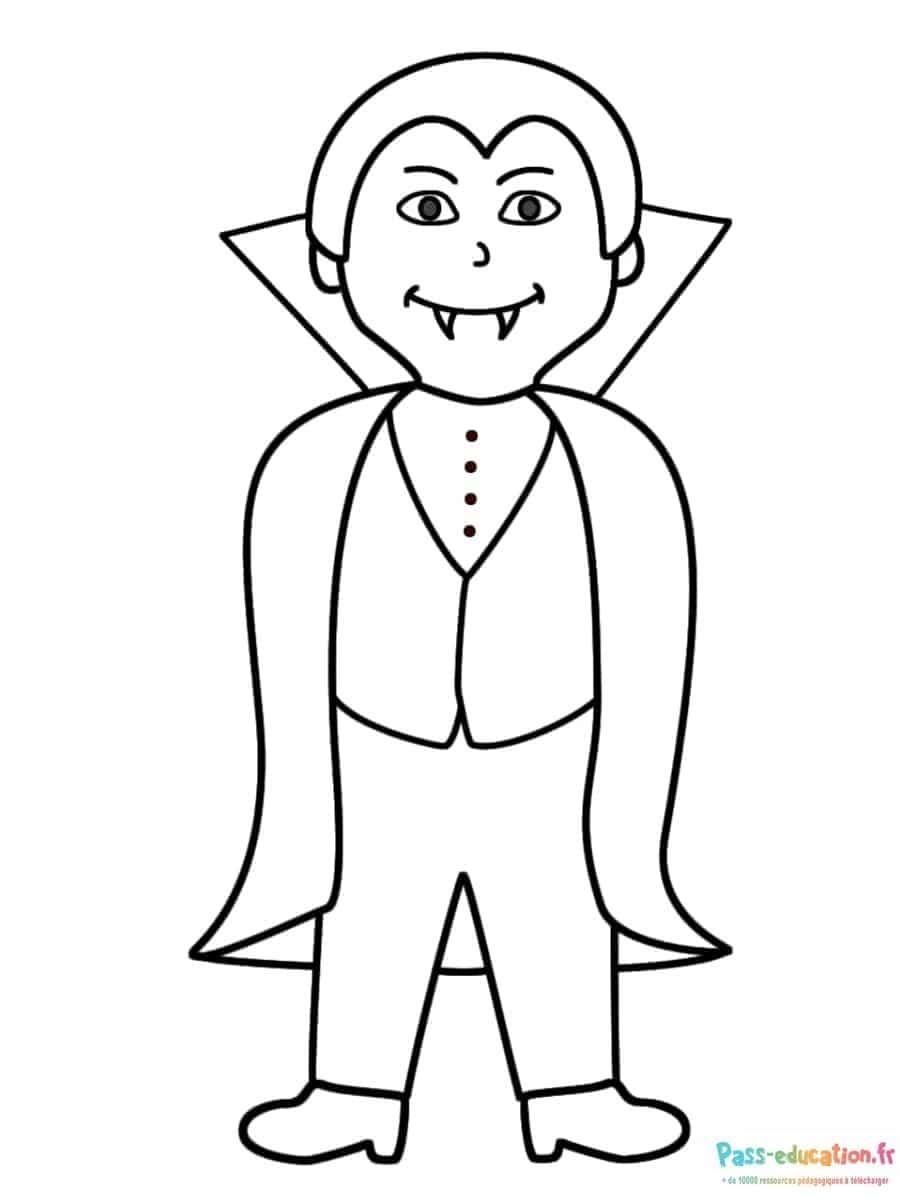 Coloriage Dessin homme costume à imprimer et colorier