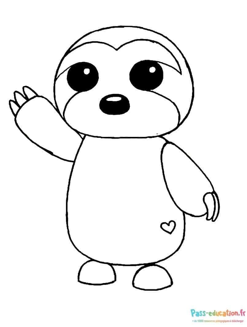 Coloriage Personnage Roblox à imprimer et colorier