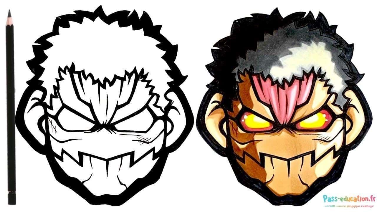 Coloriage Attaque des Titans à imprimer et colorier