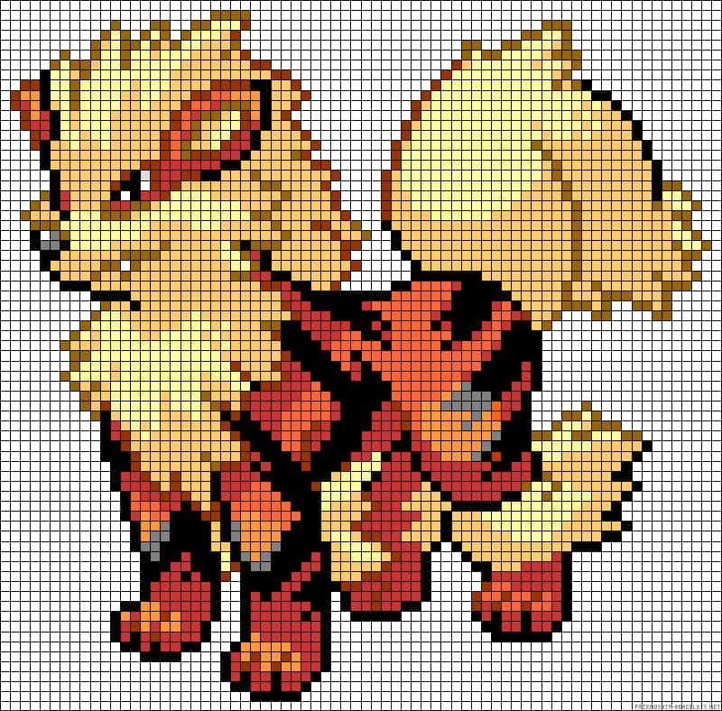 Coloriage Arcanin pixelisé à imprimer et colorier