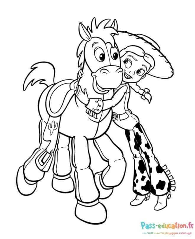 Coloriage Amis du Far West à imprimer et colorier