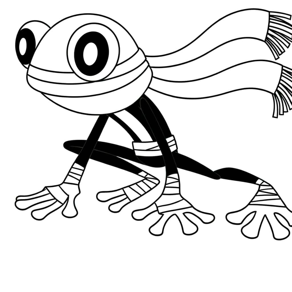 Coloriage Amphinobi à imprimer et colorier