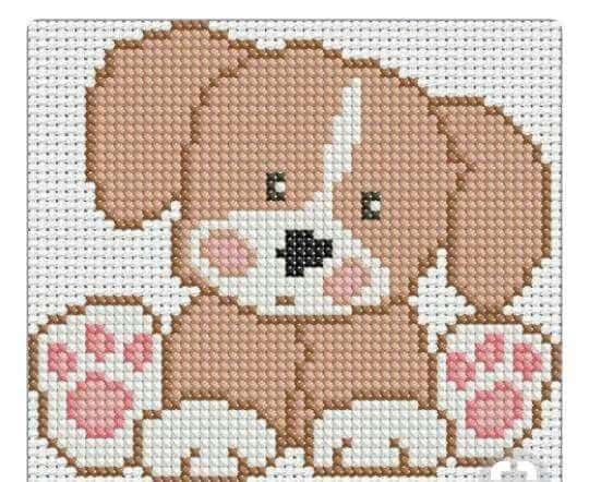 Coloriage Chiot mignon à imprimer et colorier