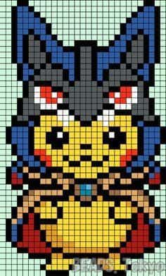 Coloriage Pikachu Batman à imprimer et colorier