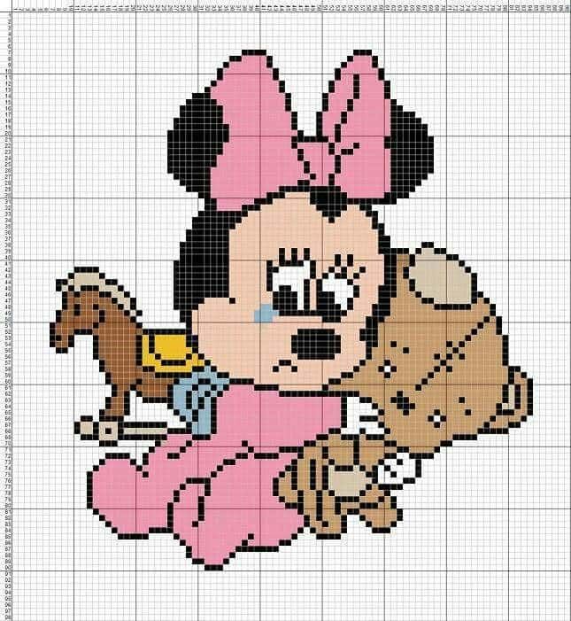 Coloriage Minnie Cowboy à imprimer et colorier