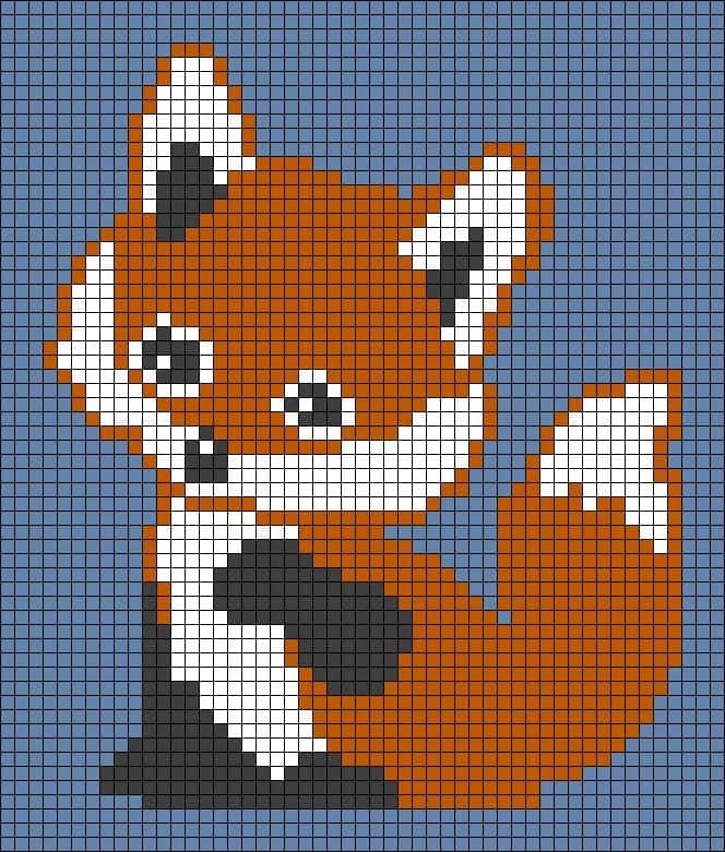 Coloriage Renard câlin à imprimer et colorier