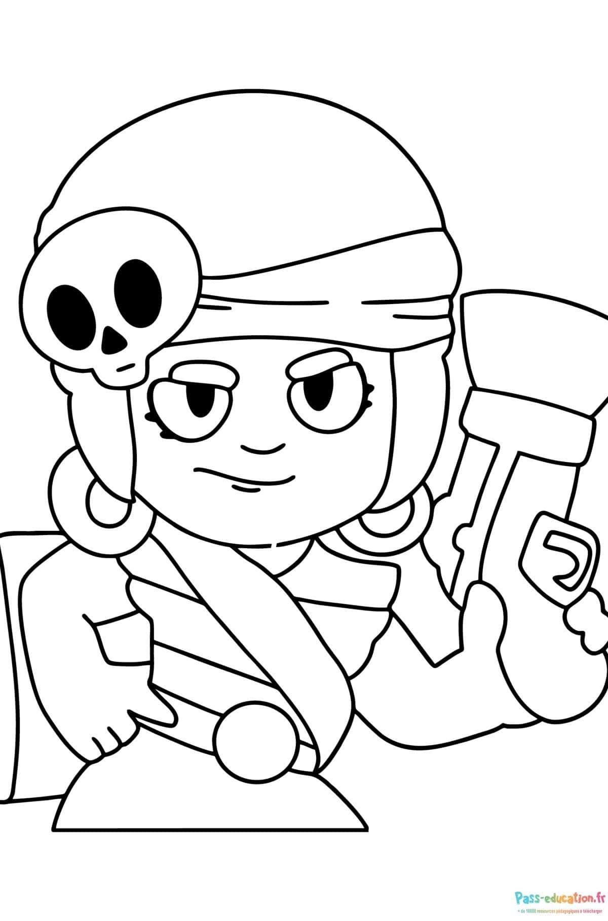 Coloriage Brawl Stars à colorier à imprimer et colorier