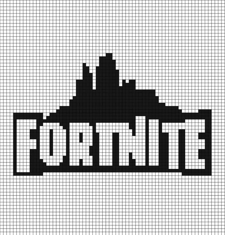 Coloriage Logo Fortnite à imprimer et colorier