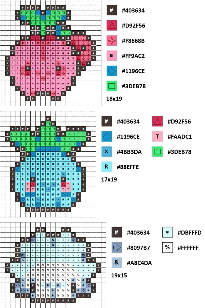 Coloriage Pokémon Pixel Art à imprimer et colorier