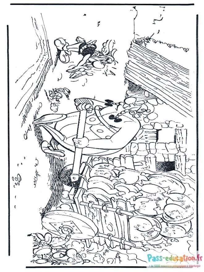 Coloriage Asterix et Obelix à imprimer et colorier