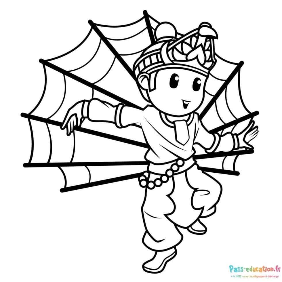 Coloriage Petit prince dragon à imprimer et colorier