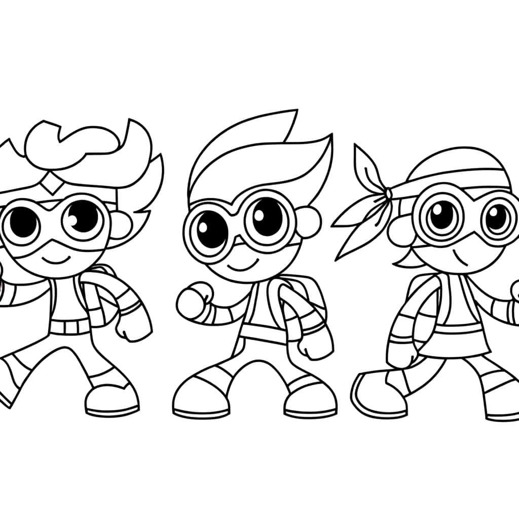 Coloriage Personnages Brawl Stars à imprimer et colorier