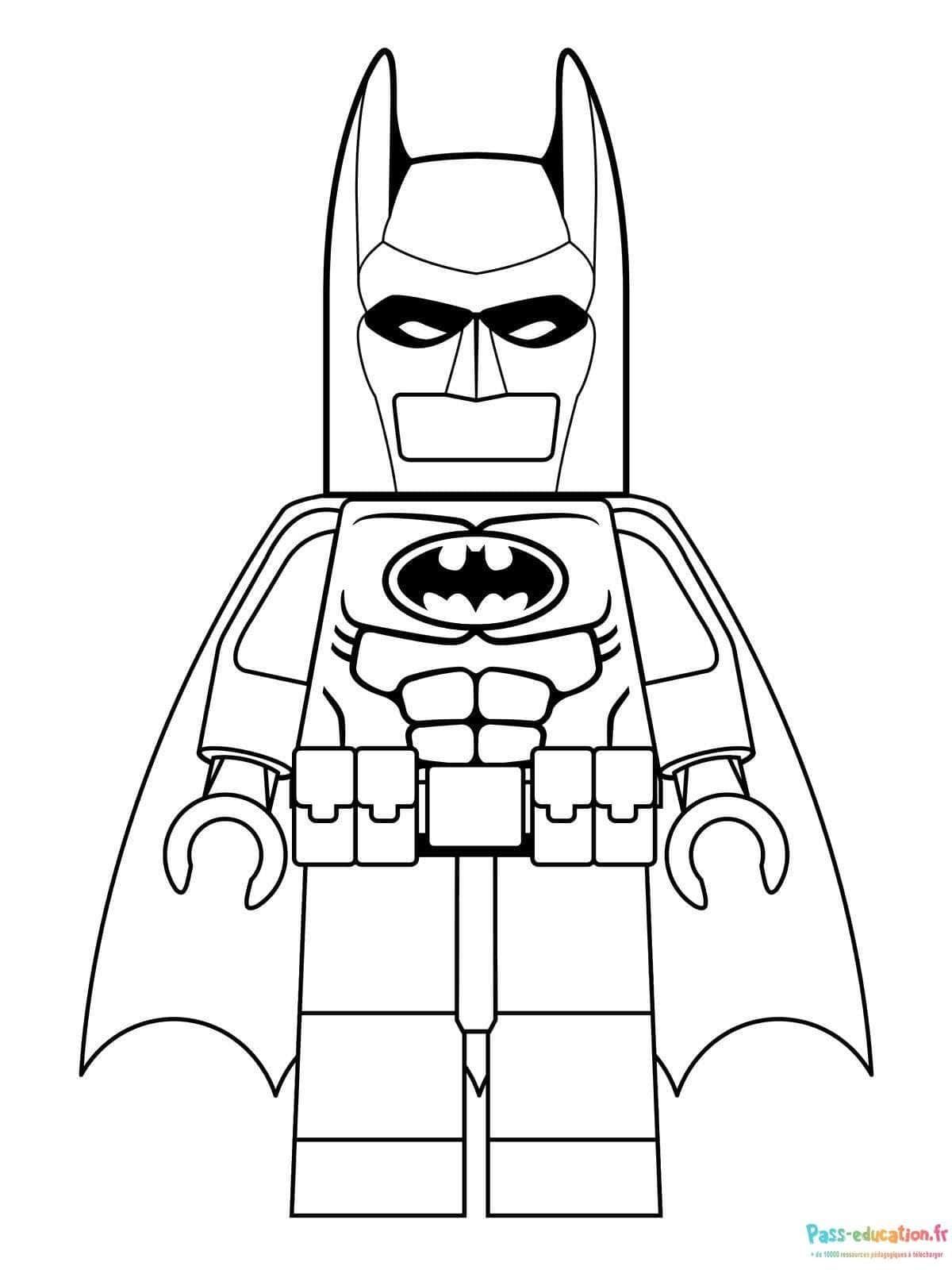Coloriage Lego Batman à imprimer et colorier