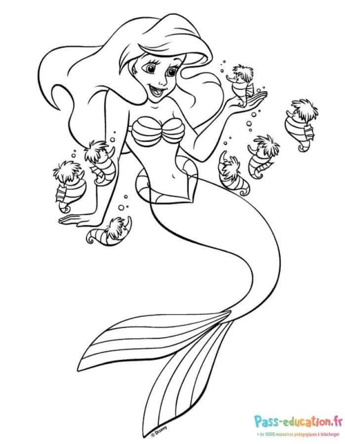 Coloriage Sous l'océan à imprimer et colorier