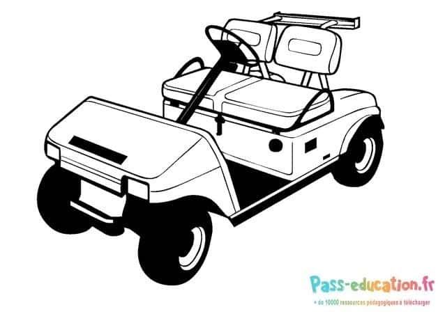 Coloriage Golfette à imprimer et colorier