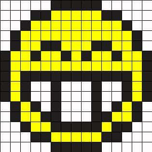 Coloriage Emoji souriant à imprimer et colorier