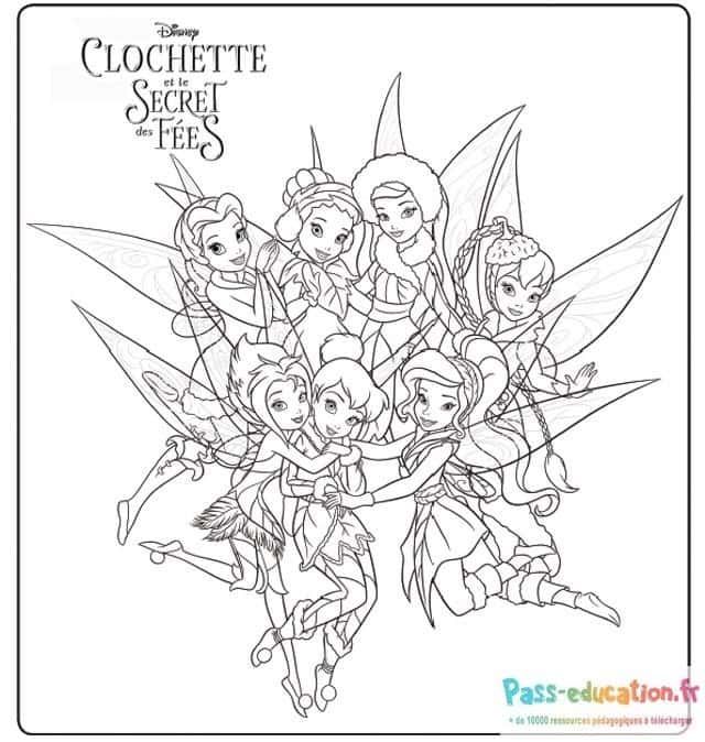 Coloriage Aventure féerique à imprimer et colorier