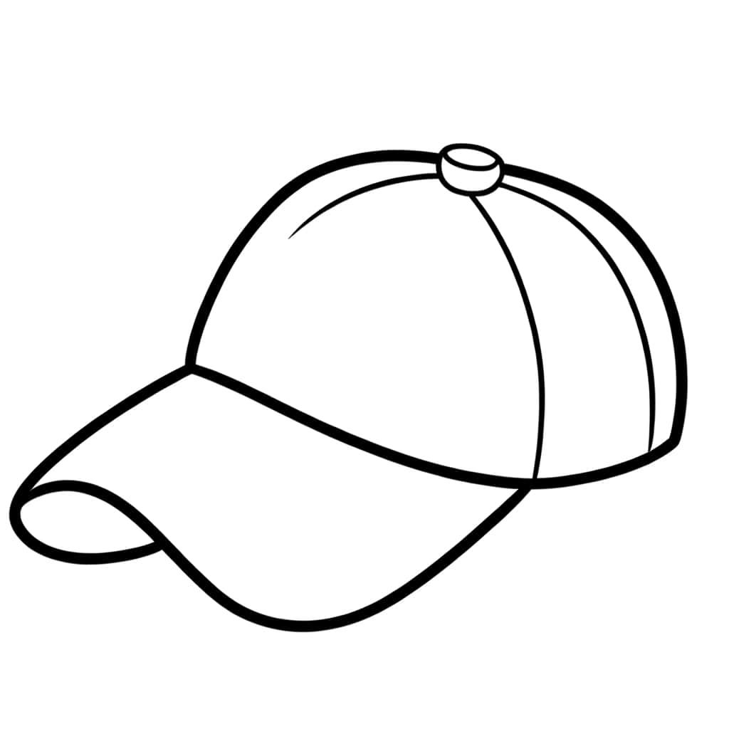 Coloriage Casquette à imprimer et colorier