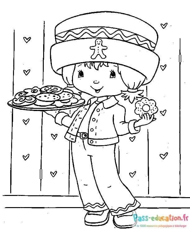 Coloriage Petit cuisinier à imprimer et colorier