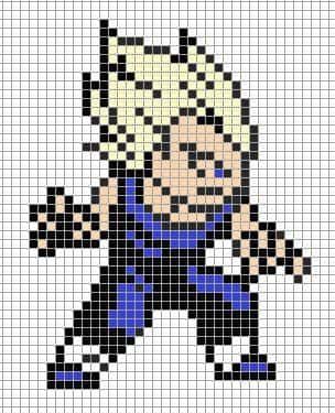 Coloriage Guerrier Super Saiyan à imprimer et colorier